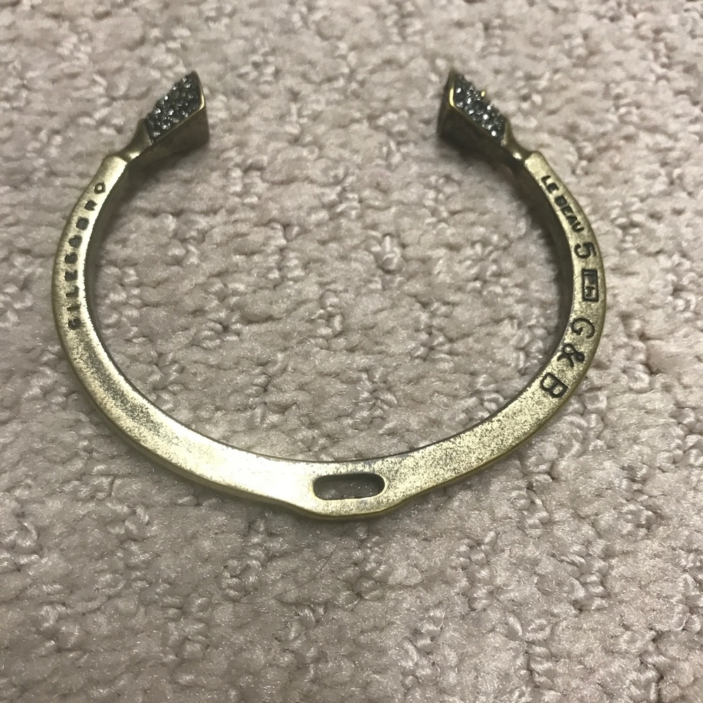 Bracelet with crystal detail.